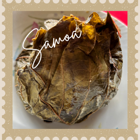 Samoa 10x10cm Photo Magnet or Decal - Palusami