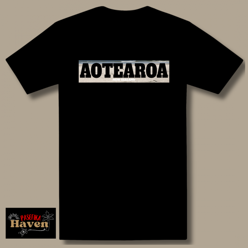 Sandy Beach - Landscapes of Aotearoa New Zealand Tee